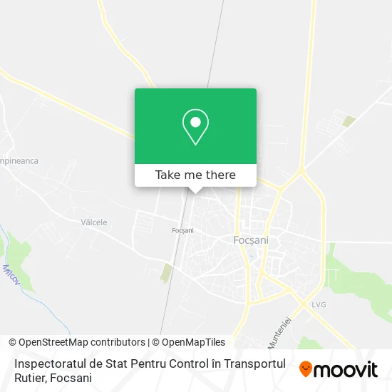 Inspectoratul de Stat Pentru Control în Transportul Rutier map