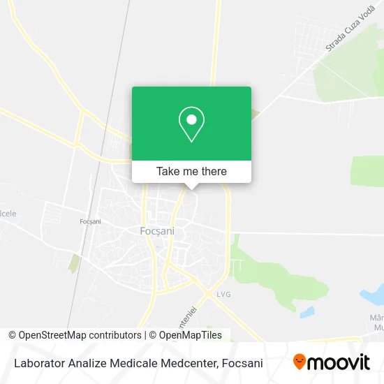 Laborator Analize Medicale Medcenter map