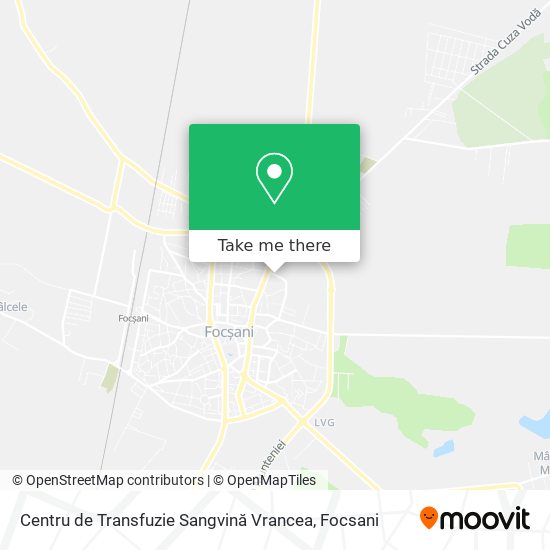 Centru de Transfuzie Sangvină Vrancea map