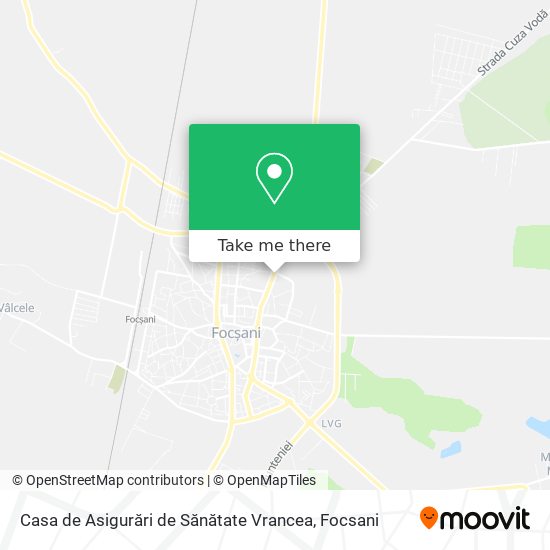 Casa de Asigurări de Sănătate Vrancea map