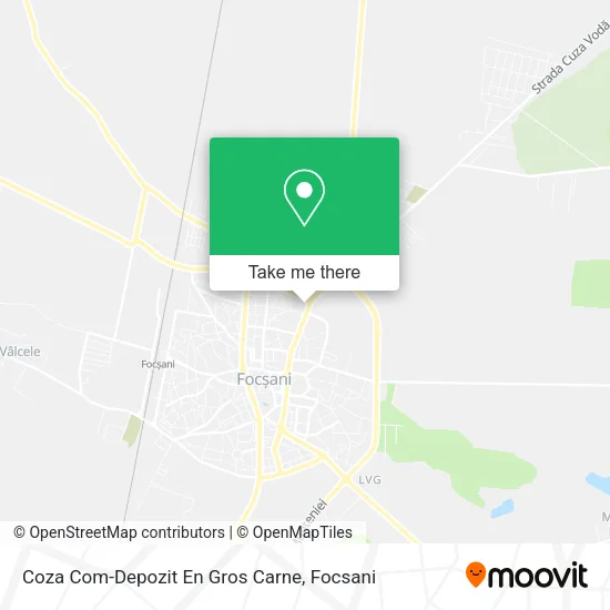 Coza Com-Depozit En Gros Carne map