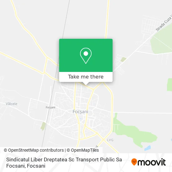 Sindicatul Liber Dreptatea Sc Transport Public Sa Focsani map