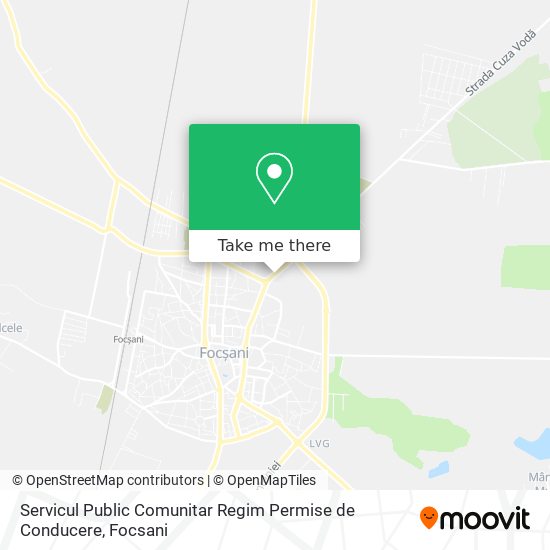Servicul Public Comunitar Regim Permise de Conducere map