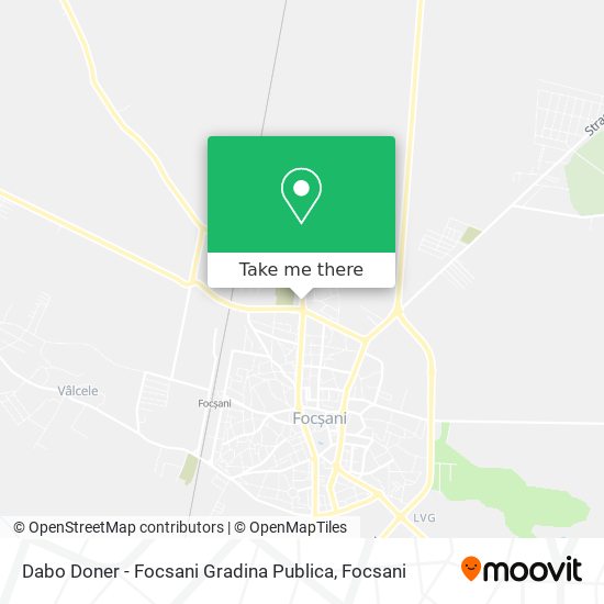 Dabo Doner - Focsani Gradina Publica map