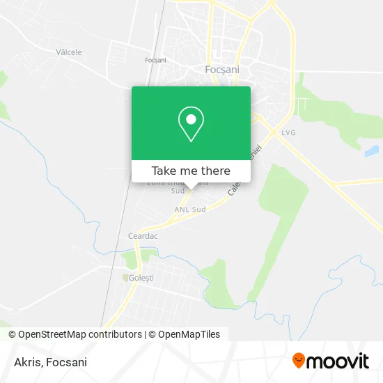 Akris map