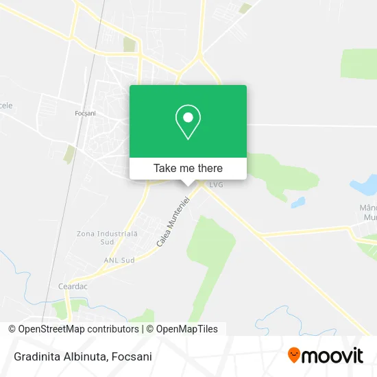 Gradinita Albinuta map