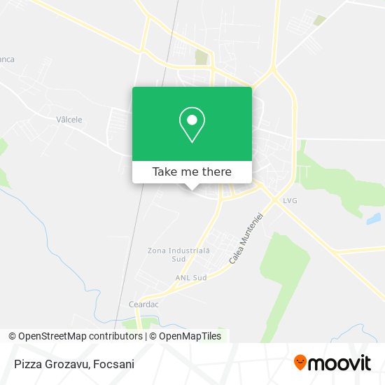 Pizza Grozavu map