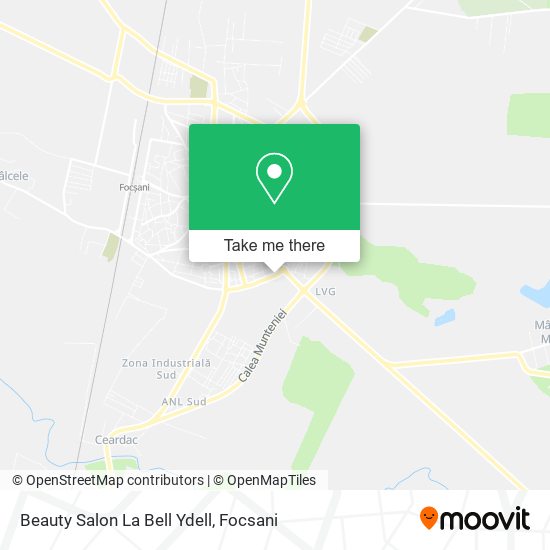 Beauty Salon La Bell Ydell map