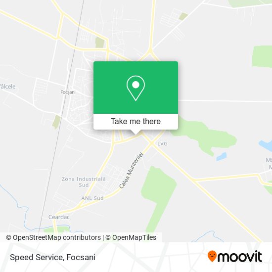 Speed Service map