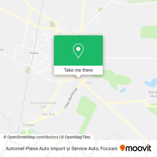 Automet-Piese Auto Import și Service Auto map