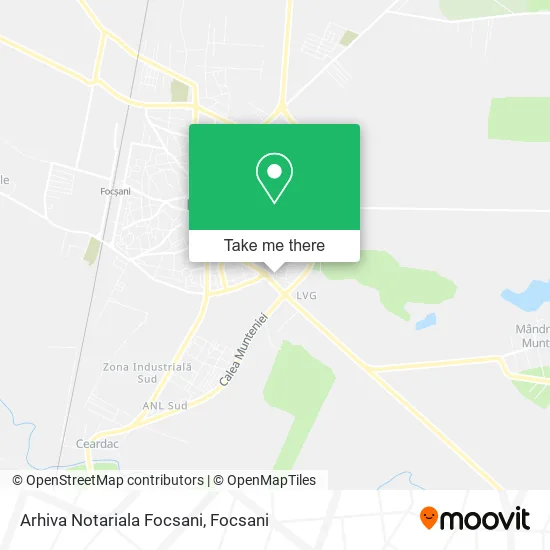 Arhiva Notariala Focsani map