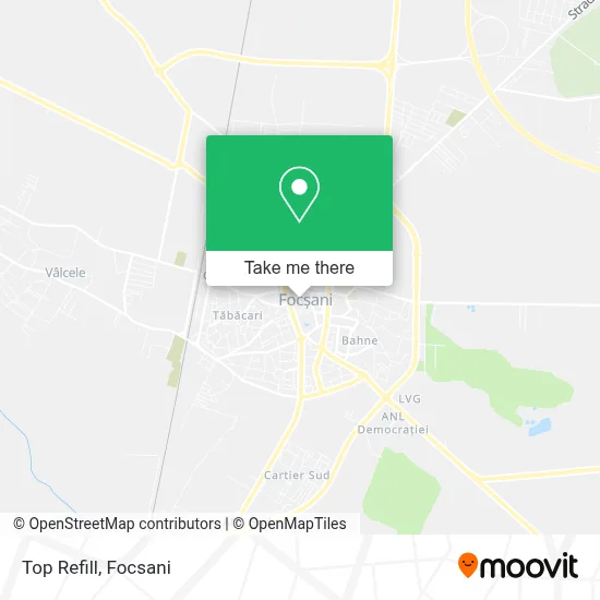 Top Refill map