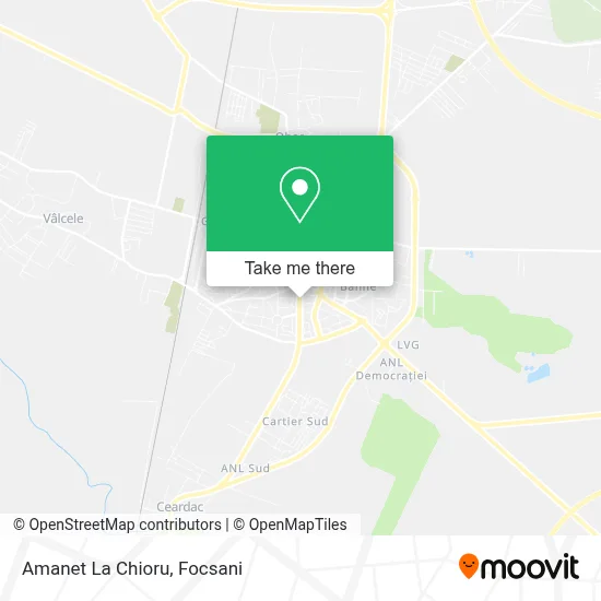 Amanet La Chioru map