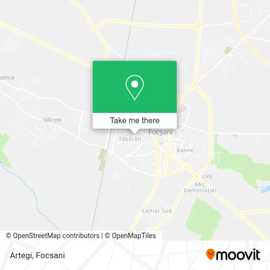 Artegi map