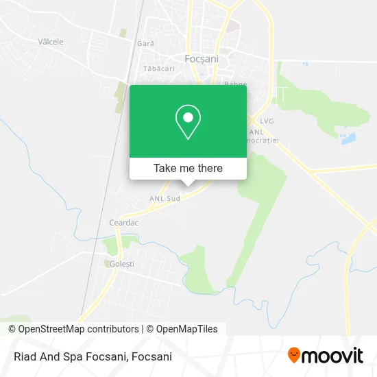 Riad And Spa Focsani map