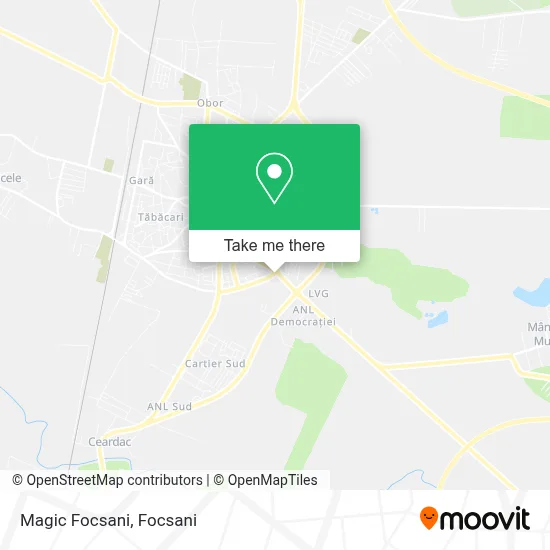 Magic Focsani map