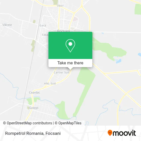 Rompetrol Romania map