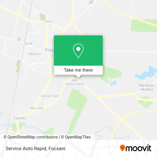 Service Auto Rapid map