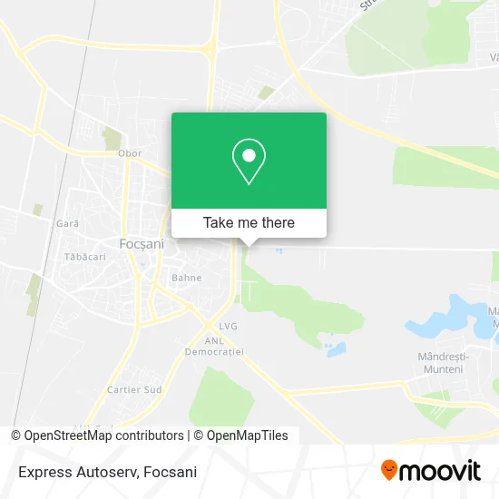 Express Autoserv map