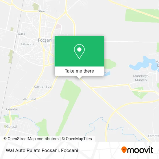 Wal Auto Rulate Focsani map