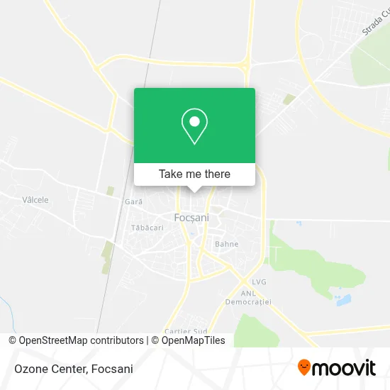 Ozone Center map