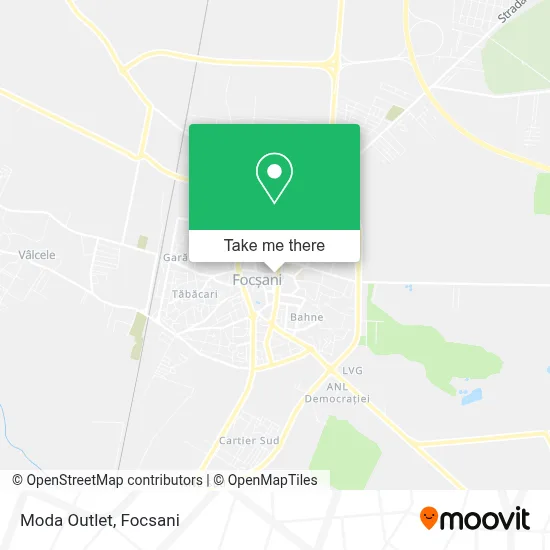 Moda Outlet map