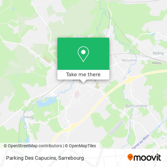 Parking Des Capucins map