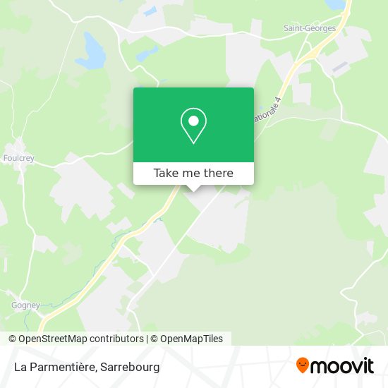 La Parmentière map