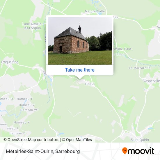 Métairies-Saint-Quirin map