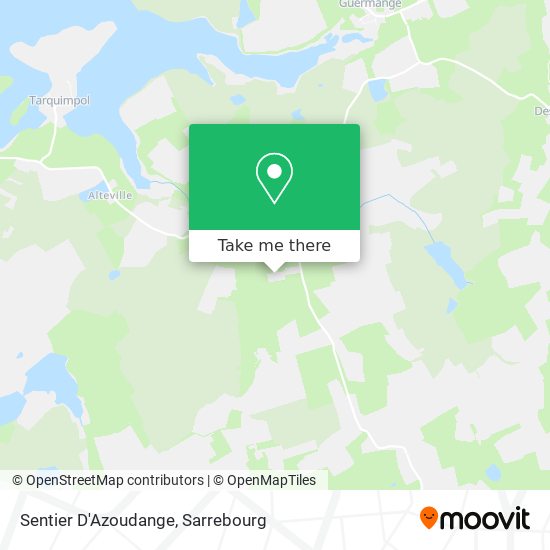 Sentier D'Azoudange map