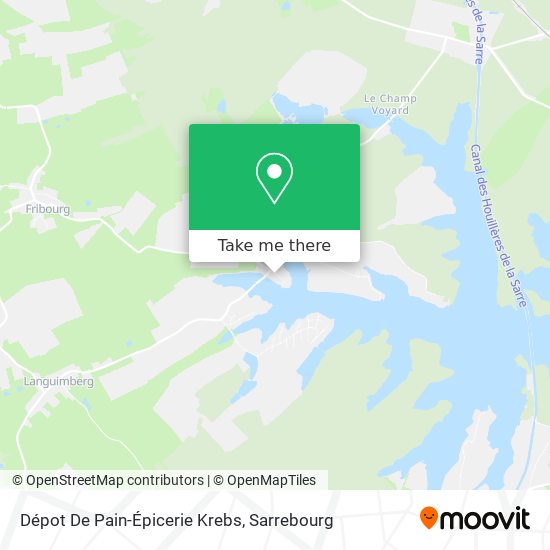 Dépot De Pain-Épicerie Krebs map