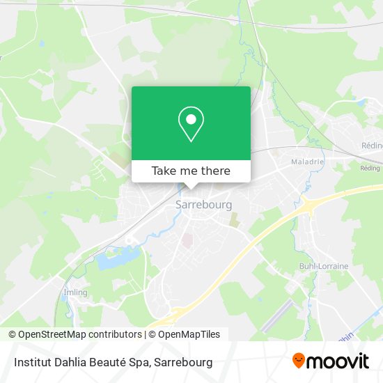 Institut Dahlia Beauté Spa map
