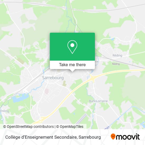 Collège d'Enseignement Secondaire map