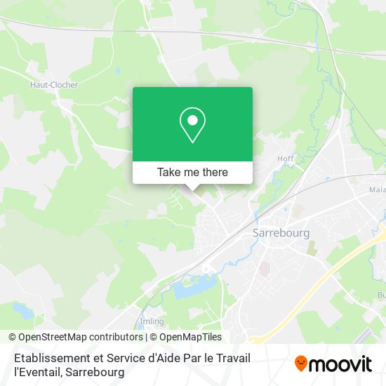 Etablissement et Service d'Aide Par le Travail l'Eventail map
