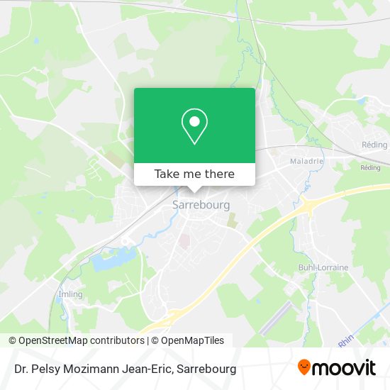 Dr. Pelsy Mozimann Jean-Eric map