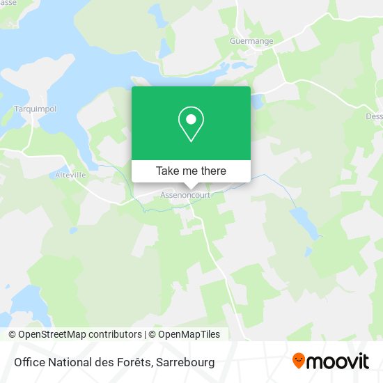 Office National des Forêts map