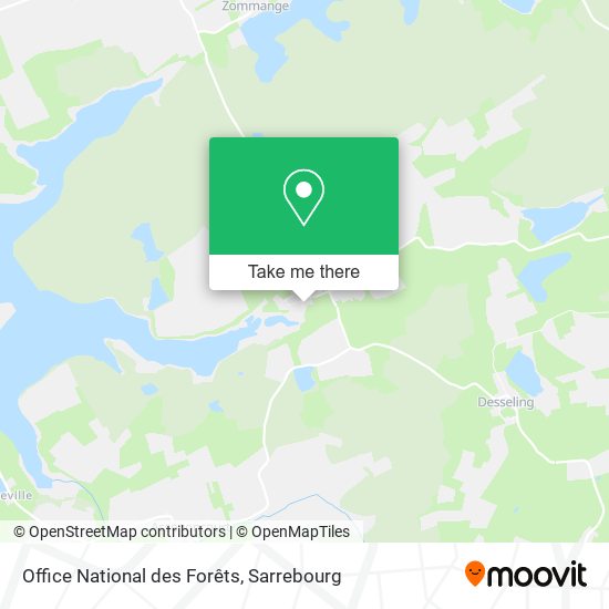 Office National des Forêts map