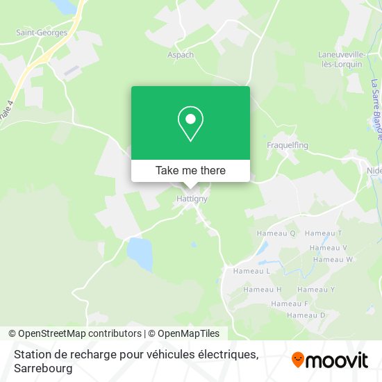 Station de recharge pour véhicules électriques map