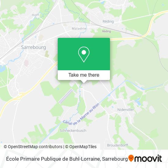 École Primaire Publique de Buhl-Lorraine map