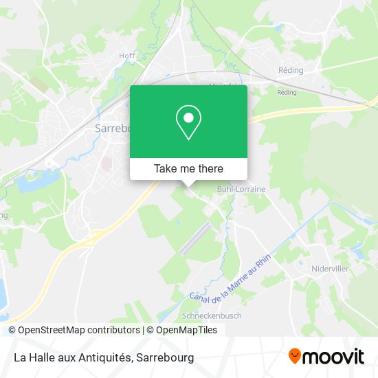 La Halle aux Antiquités map
