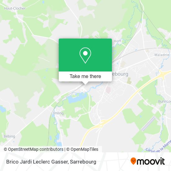 Brico Jardi Leclerc Gasser map