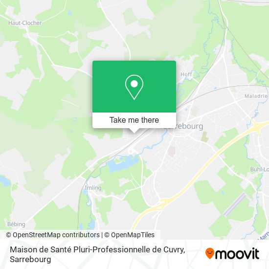 Maison de Santé Pluri-Professionnelle de Cuvry map