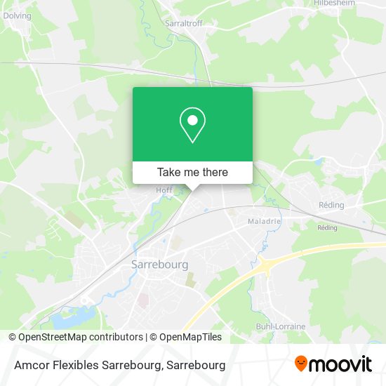 Amcor Flexibles Sarrebourg map