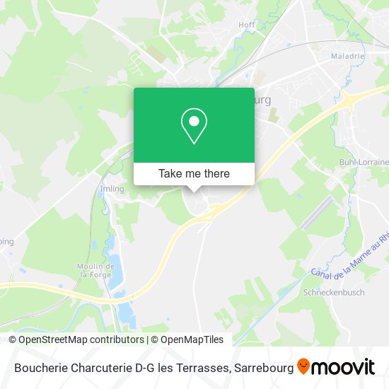 Boucherie Charcuterie D-G les Terrasses map