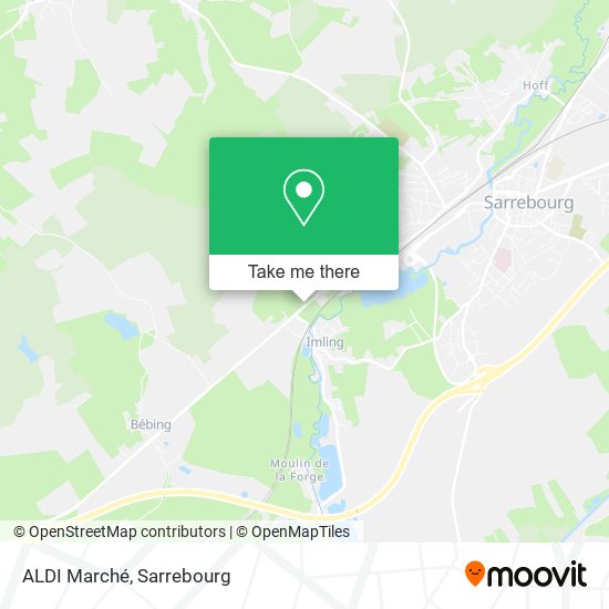 ALDI Marché map