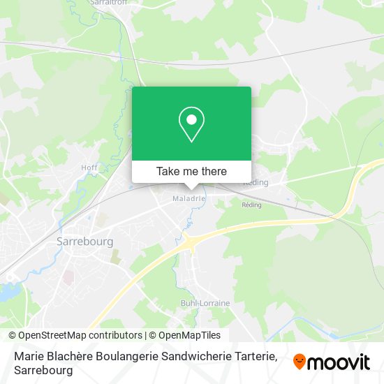 Marie Blachère Boulangerie Sandwicherie Tarterie map