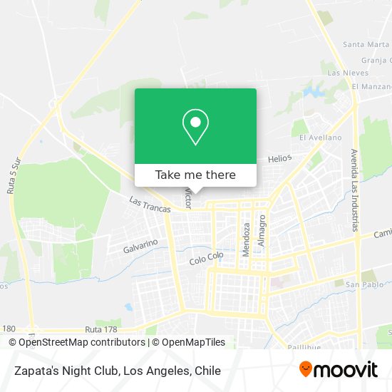 Mapa de Zapata's Night Club