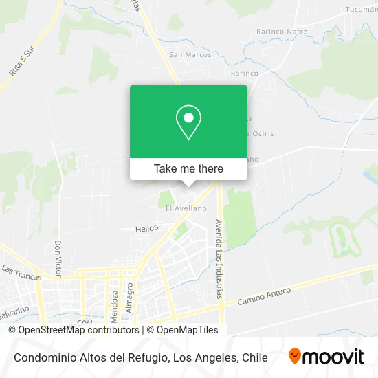 Condominio Altos del Refugio map
