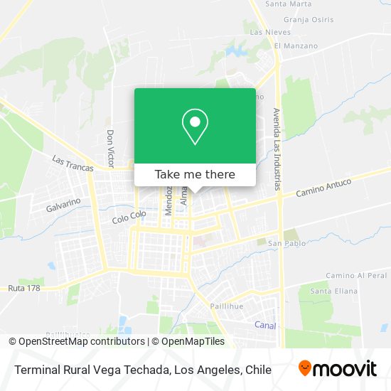 Terminal Rural Vega Techada map