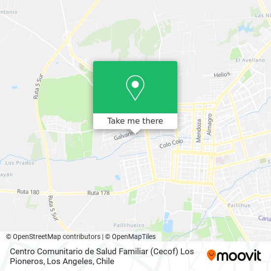 Centro Comunitario de Salud Familiar (Cecof) Los Pioneros map
